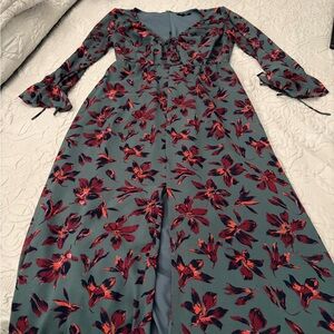 Madewell Floral Long Dress